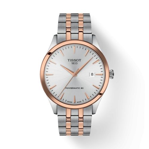 Tissot Classic Dream 40 Powermatic 80 Stainless Steel - Rose Gold / Silver / Bracelet